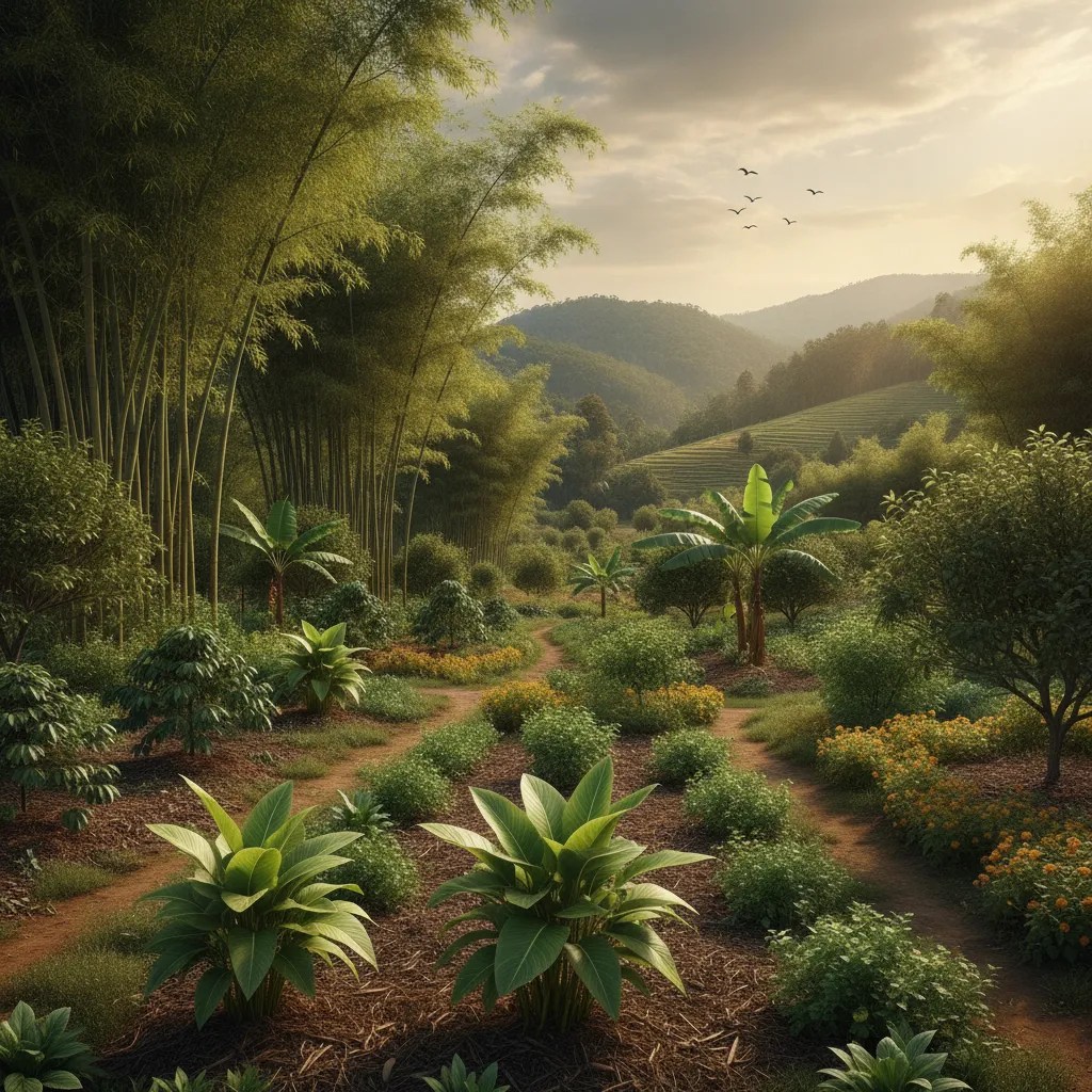 L&rsquo;agroforesterie et bambou pour l&rsquo;agriculture durable